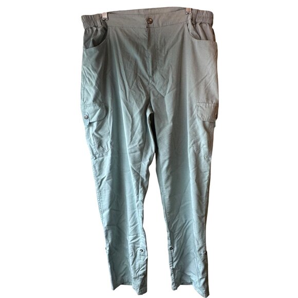 Outdoor Sports Other - Outdoor Sports Light Blue Cargo Pants With Elastic Waist Button Pockets Size XL